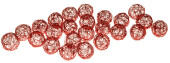 Drahtbälle rot Ø 4cm, 24 Stück