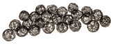 Drahtbälle schwarz Ø 4cm,  24 Stück/Pack