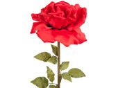 rose XXL, h 115cm, fleur Ø 40cm, rouge