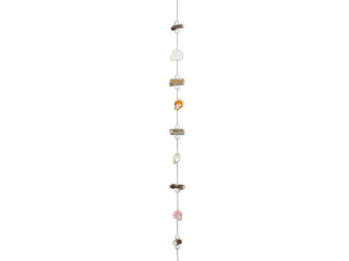 Muschel-/Zweige-Girlande natur, 5 x 150cm