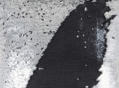 Paillettenstoff silber/schwarz changierend, B 130cm