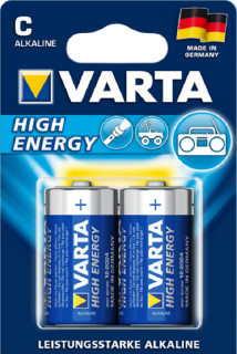 VARTA High Energy Batterien 1.5V Baby/C/LR14,  2 Stück 7800mAh
