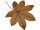 Blatt "Lederoptik" braun 36 x 30cm