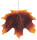 Herbstblatt Papier XXL rot 60 x 60cm
