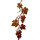 Weinrebe rosteffekt 23x58cm zum Hängen, Metall