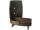 Tröge dunkles Holz 2er Set 50x32xH 17cm und 40x26xH15cm