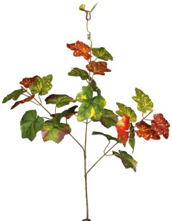 Weinblattzweig Vino bunt 60cm, 3-tlg., Blätter 7-10cm