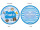 Bierdeckel Oktoberfest 20 St beidseitig bedruckt, 2 Motive Ø 107mm, 1,4mm dick