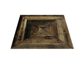 Holzbodenplatte Antik-Art braun/vintage L 60 x B 60 x H 2cm