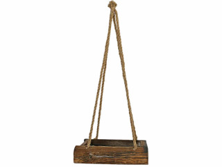 wooden plant box "antique-style" for hanging 32 x 18 x h 69cm