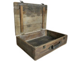 wooden suitcase "antique-art" 40 x 32 x 11cm