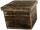 Holzbox Deckel Antik-Art L braun/vintage L 26 x B 26 x H 21cm