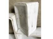 Dekowürfelset Antik-Art rechteckig white-washed,...