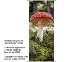 bannière textile amanite tue-mouches 75 x 180cm