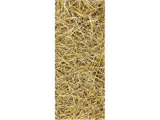 Textilbanner Stroh gelb  75x180cm Schlauchnaht oben+unten