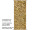 Textilbanner Stroh gelb  75x180cm Schlauchnaht oben+unten