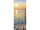 Textilbanner Sonnenuntergang See 75x180cm Schlauchnaht oben+unten