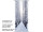 Textilbanner Winterbirkenwald schwarz/weiss 75 x 180cm Schlauchnaht oben+unten
