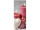 Textilbanner Kerzen/Herz rot/beige  75x180cm Schlauchnaht oben+unten