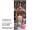 Textilbanner Holzlaterne/Kerze braun/rot-weiss 75 x 180cm Schlauchnaht oben+unten