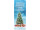 Textilbanner Kundenwunsch blau-grün-weiss 75 x 180cm Schlauchnaht oben+unten