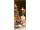 Textilbanner 4 Kerzen natur 75 x 180cm Schlauchnaht oben+unten