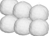 Schneebälle Cotton 6er Set, Ø 9cm