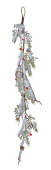 Wintergirlande snow-berry grün-weiss-rot, 120cm