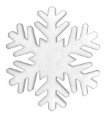 Schneekristall weiss Watte Ø 50cm schwer...