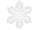 Eiskristalle weiss/Glimmer Ø10cm 12 Stk./Btl.