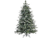 Tannenbaum Noble Pine 180cm frosted, Ø 120cm, 1163 Tips PVC/Luvi, Metallständer