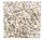 Platte m. Baumrindenstreifen natur-weiss, 40 x 40cm