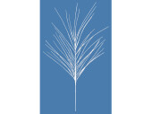 Winterzweig Filigran 120cm weiss/beflockt