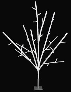 Winterbaum Cotton weiss 100cm hoch, Ø 60cm