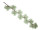 Blattgirlande Winterland grün Watte, Schnee/Glitter L 160 x B 30 x 2cm dick