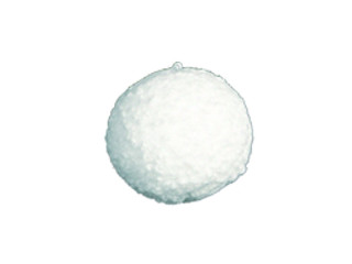 Schneeball grob weiss Ø 10cm beflockt