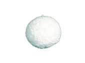Schneeball grob weiss Ø 10cm beflockt