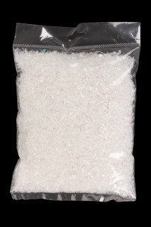 Streuschnee mit Irisflocken 500g, ca. 5 Liter, Folie