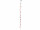 LED-Girlande Holzsterne rot L 170cm, 15 LEDs warmweiss