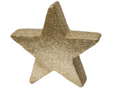 Stern Wonderland gold 32 x 32 x 8cm mit 2 Einsätze...