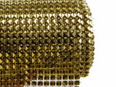Pailettenband Glitzer gold 11,5 x 455 cm