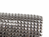 Pailettenband Glitzer silber 11,5 x 455 cm