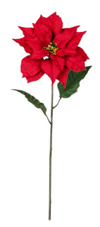 Poinsettiablüte am Stiel rot 75cm hoch x Ø 23cm