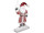 Nikolaus mit Tanne Winterland Watte/Filz, Schnee/Glitter H 55cm B 30 x T 11cm