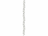 Korallengirlande silber 180cm lang mit Glitter