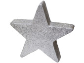 Stern Wonderland silber 32 x 32 x 8cm mit 2 Einsätze...