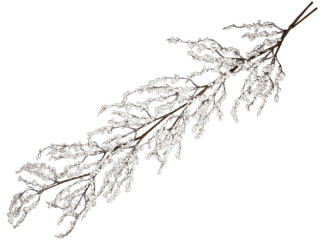 Beerengirlande Perlmutt braun/weiss, 30 x 120cm