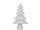Tanne White Crystal klein klar/weiss, 24x11xH42cm