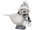 Vogel White Crystal klar/weiss, 25x12xH24cm