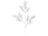 Korallenzweig 3-fach silber 60 x 140cm, mit Glitter
